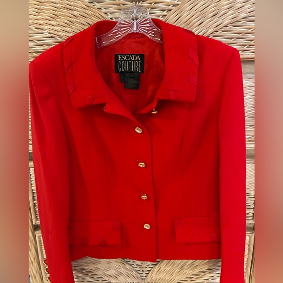 Escada Jackets & Blazers - Escada Couture 1980s evening ensemble